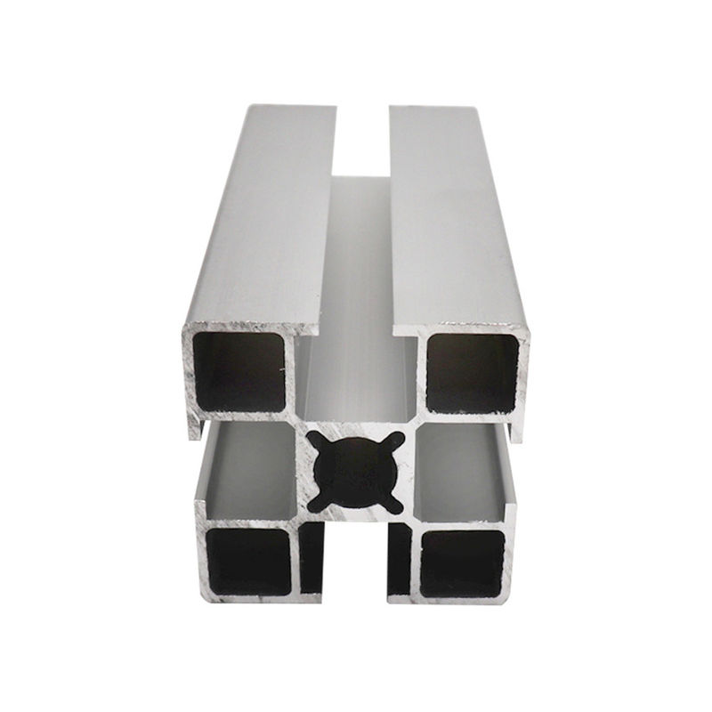 6000 Series 8kg/m T Slot Flat Anodizing Aluminum Profile